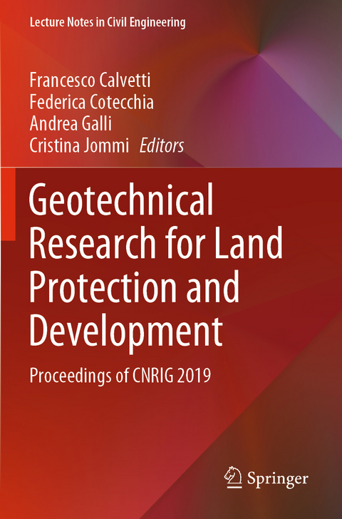 Geotechnical Research for Land Protection and Development - 