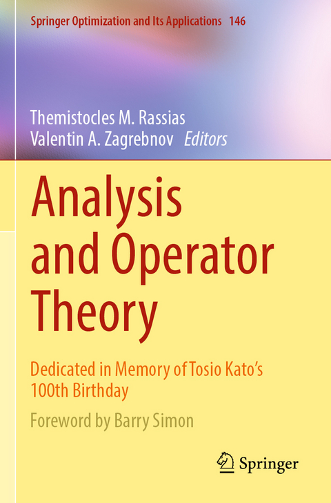 Analysis and Operator Theory - 