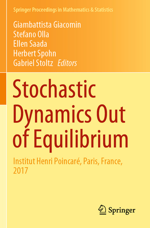 Stochastic Dynamics Out of Equilibrium - 