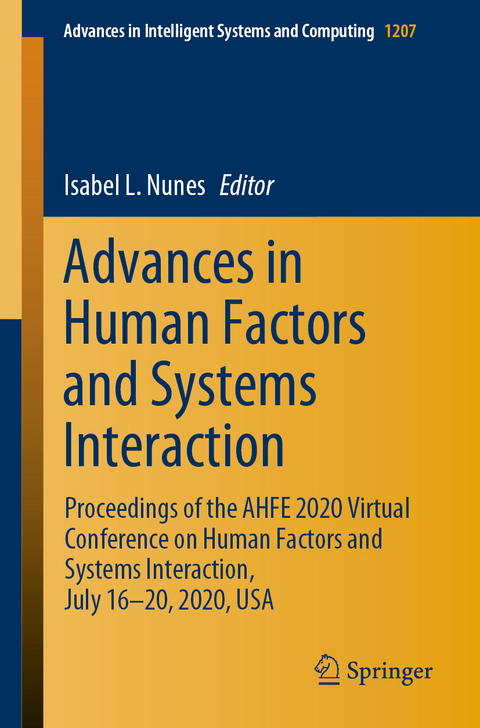 Advances in Human Factors and Systems Interaction - 