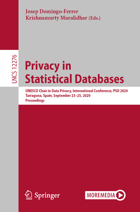 Privacy in Statistical Databases - 