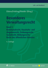 Besonderes Verwaltungsrecht - Ehlers, Dirk; Fehling, Michael; Pünder, Hermann