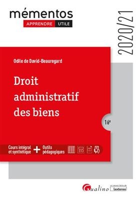 Droit administratif des biens : 2020-2021 - Odile de (1967-....) David Beauregard-Berthier