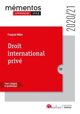 Droit international privé : 2020-2021 - François (1971-....) Mélin