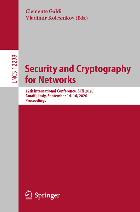 Security and Cryptography for Networks - 