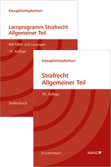 PAKET: Grundriss des Strafrechts 16. Aufl BR + Lernprogramm 16. Aufl Allgemeiner Teil - Diethelm Kienapfel, Frank Höpfel, Robert Kert