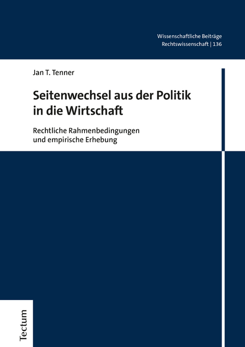 Seitenwechsel aus der Politik in die Wirtschaft - Jan T. Tenner