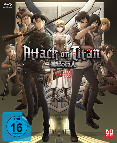 Attack on Titan - 3. Staffel - Blu-ray 1 mit Sammelschuber (Limited Edition) - Tetsuro Araki