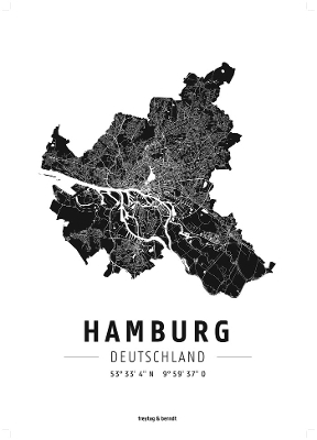 Hamburg, Designposter, Hochglanz-Fotopapier