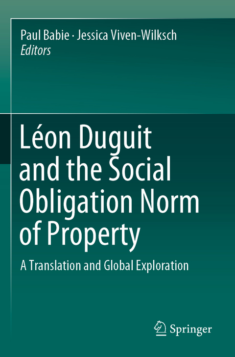 Léon Duguit and the Social Obligation Norm of Property - 