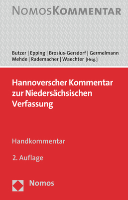 Hannoverscher Kommentar zur Niedersächsischen Verfassung - 