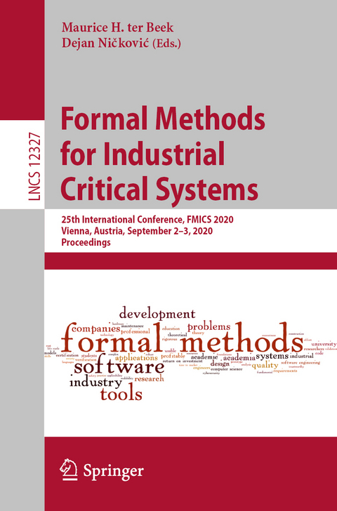 Formal Methods for Industrial Critical Systems - 