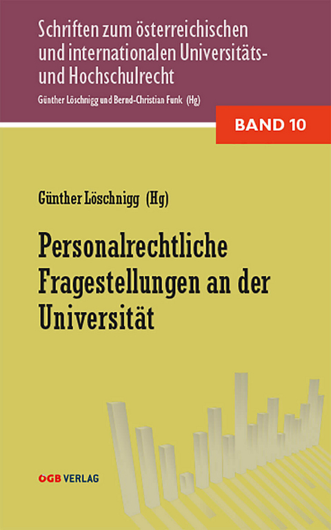 Personalrechtliche Fragestellungen an der Universität - 