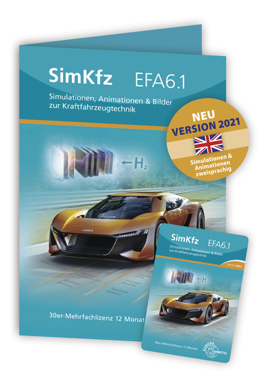 SimKfz EFA6.1 - Version 2021 - 30er-Mehrfachlizenz - Freischaltcode auf Keycard - Richard Fischer, Hans Graßl, Tobias Gscheidle, Rolf Gscheidle, Uwe Heider, Berthold Hohmann, Wolfgang Keil, Bernd Schlögl