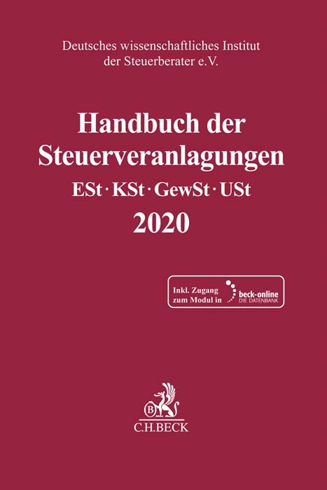 Handbuch der Steuerveranlagungen - 