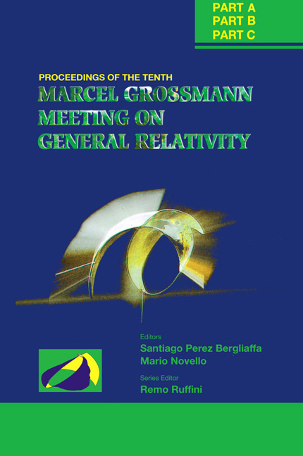 Tenth Marcel Grossmann Meeting, The: On Recent Developments In Theoretical & Experimental General Relativity, Gravitation, & Relativistic Field Theories (In 3 Vols) - Procs Of The Mgio Meeting Held At Brazilian Ctr For Res In Phys (Cbpf) - 