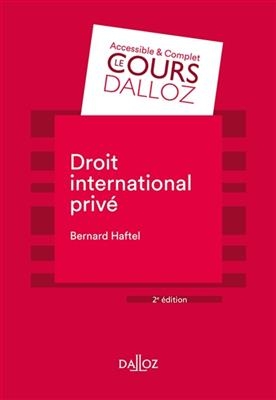 Droit international privé : 2020 - Bernard Haftel