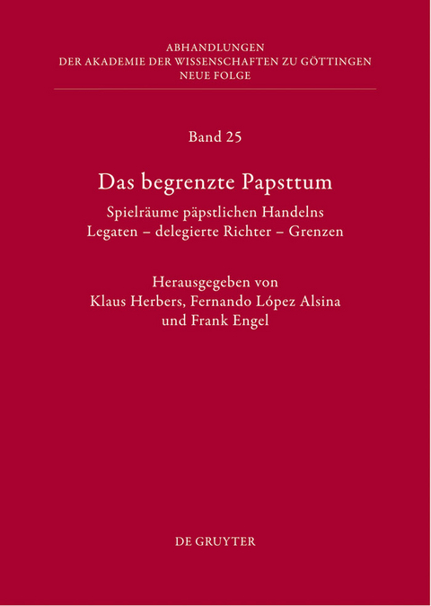 Das begrenzte Papsttum - 