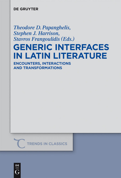 Generic Interfaces in Latin Literature - 