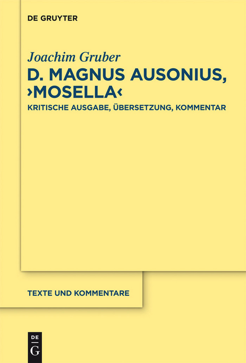 D. Magnus Ausonius, "Mosella" - Joachim Gruber