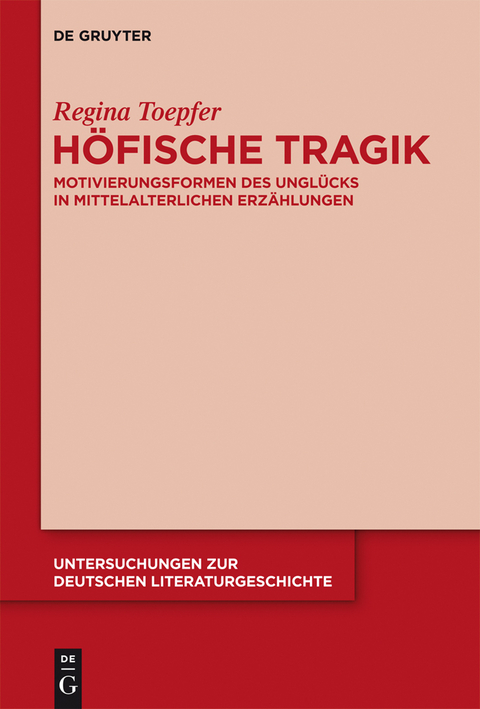 Höfische Tragik - Regina Toepfer