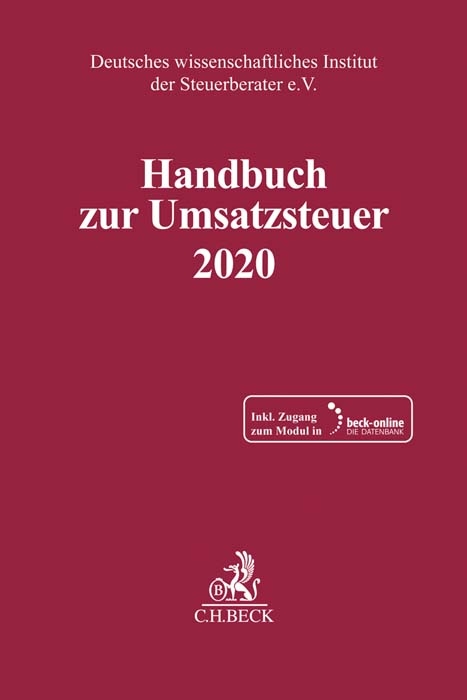 Handbuch zur Umsatzsteuer 2020 - 