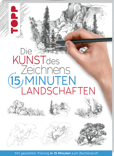 Die Kunst des Zeichnens 15 Minuten - Landschaften -  Frechverlag