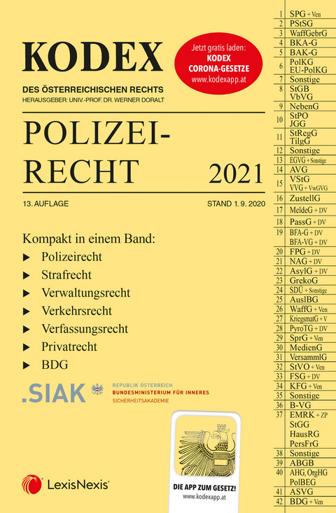 KODEX Polizeirecht 2021