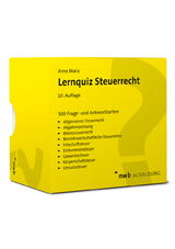 Lernquiz Steuerrecht - Marx, Arne