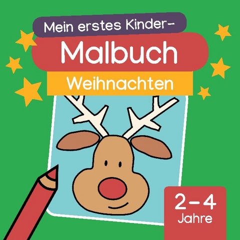 Mein erstes Kinder-Malbuch: Weihnachten - Fabian Hedwig