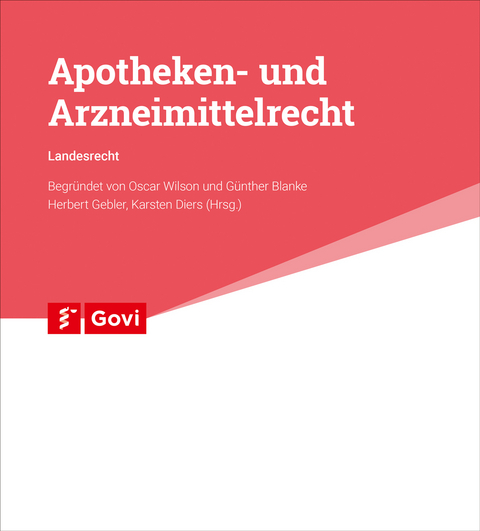 Apotheken- und Arzneimittelrecht - Landesrecht Saarland - 