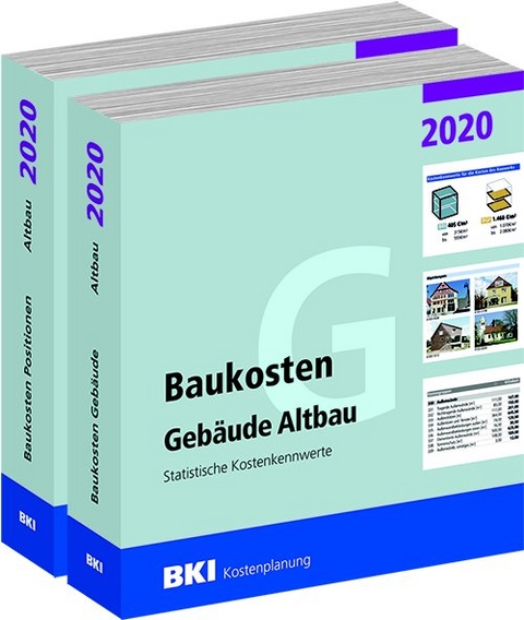 BKI Baukosten Gebäude + Positionen Altbau 2020