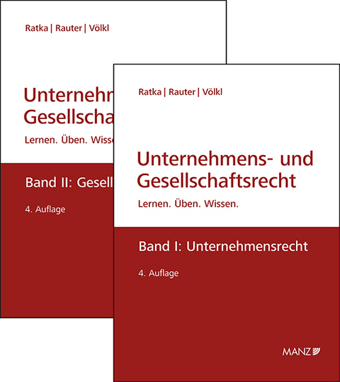 PAKET: Unternehmensrecht + Gesellschaftsrecht - Thomas Ratka, Roman Rauter, Clemens Völkl