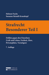 Strafrecht Besonderer Teil I - Fuchs, Helmut; Reindl-Krauskopf, Susanne