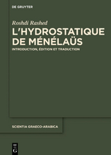 L’hydrostatique de Ménélaüs - Roshdi Rashed