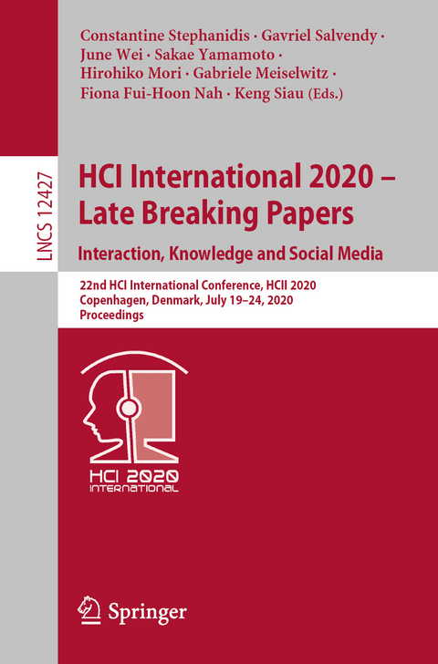 HCI International 2020 – Late Breaking Papers: Interaction, Knowledge and Social Media - 