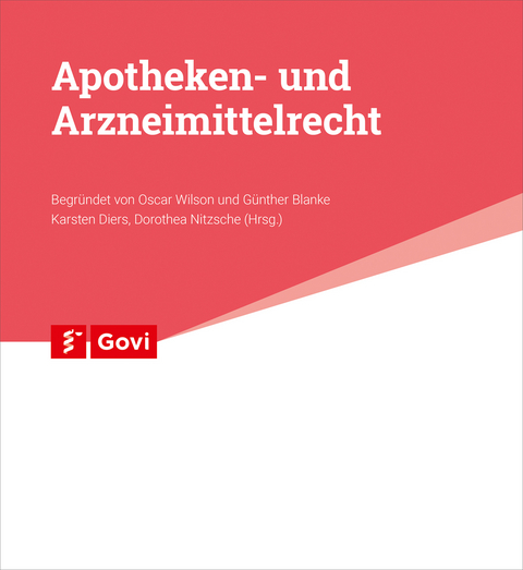 Apotheken- und Arzneimittelrecht - Bundesrecht und Landesrecht Niedersachsen - 