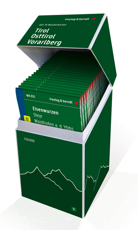 Tirol - Osttirol - Vorarlberg, Wanderkarten Set 1:50.000