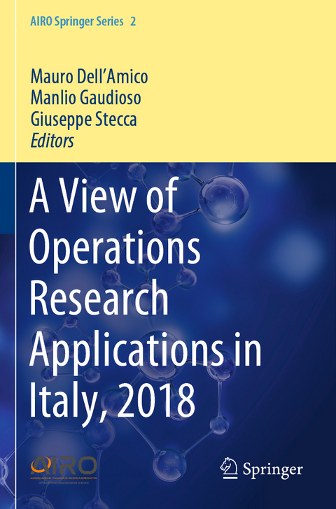 A View of Operations Research Applications in Italy, 2018 - 