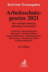 Arbeitsschutzgesetze 2021