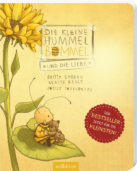 Die kleine Hummel Bommel und die Liebe (Pappbilderbuch) - Britta Sabbag, Maite Kelly