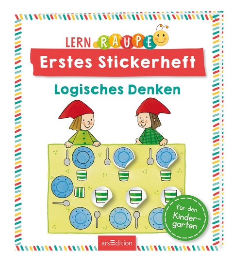 Lernraupe – Erstes Stickerheft – Logisches Denken