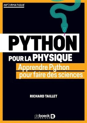 PYTHON POUR LA PHYSIQUE -  TAILLET ED 2020