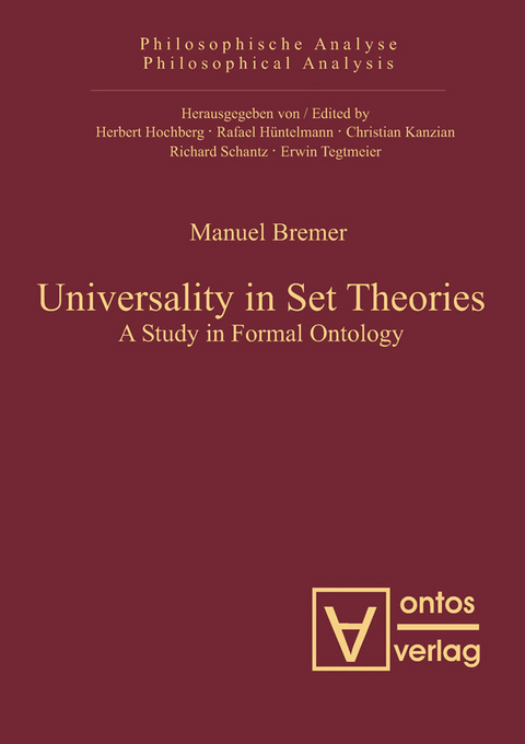 Universality in Set Theories -  Manuel Bremer