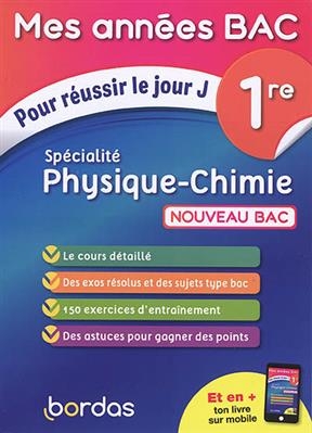 Spécialité physique chimie, 1re : nouveau bac - David Dubus, Sandrine Shreyeck