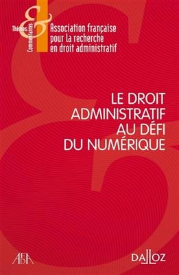 Le droit administratif au défi du numérique -  AFDA AFDA