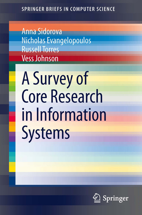 A Survey of Core Research in Information Systems - Anna Sidorova, Nicholas Evangelopoulos, Russell Torres, Vess Johnson