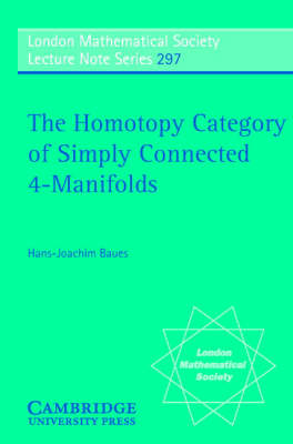 Homotopy Category of Simply Connected 4-Manifolds -  Hans-Joachim Baues