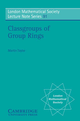 Classgroups of Group Rings - 