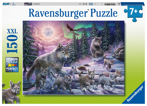 Ravensburger Kinderpuzzle - 12908 Nordwölfe - Wolf-Puzzle für Kinder ab 7 Jahren, mit 150 Teilen im XXL-Format